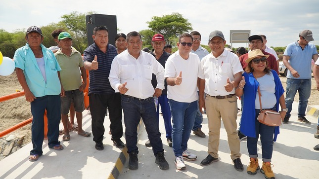 Inauguran puente San Pablo en el Bajo Piura en beneficio de 5,000 pobladores