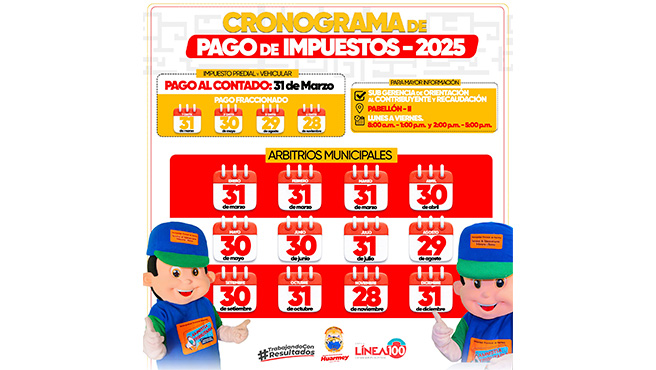 Campaรฑa de Beneficio Tributario 2025