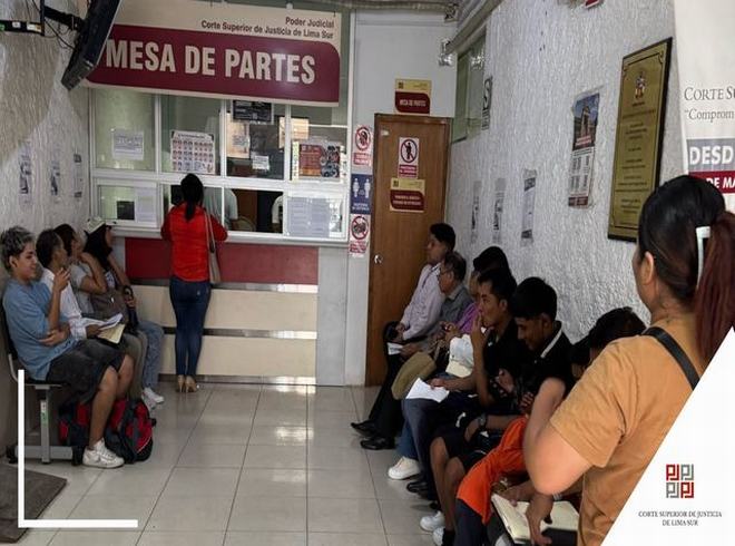 Corte Superior de Lima Sur retoma atención presencial al 100% tras vacaciones judiciales