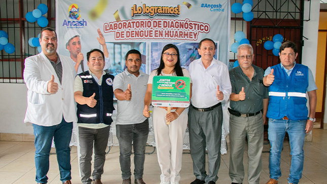 Autoridades inauguran laboratorio de diagnóstico de dengue en Huarmey 