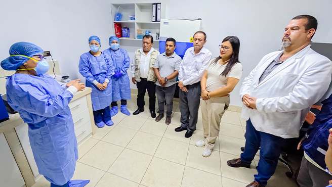 Autoridades inauguran laboratorio de diagnóstico de dengue en Huarmey