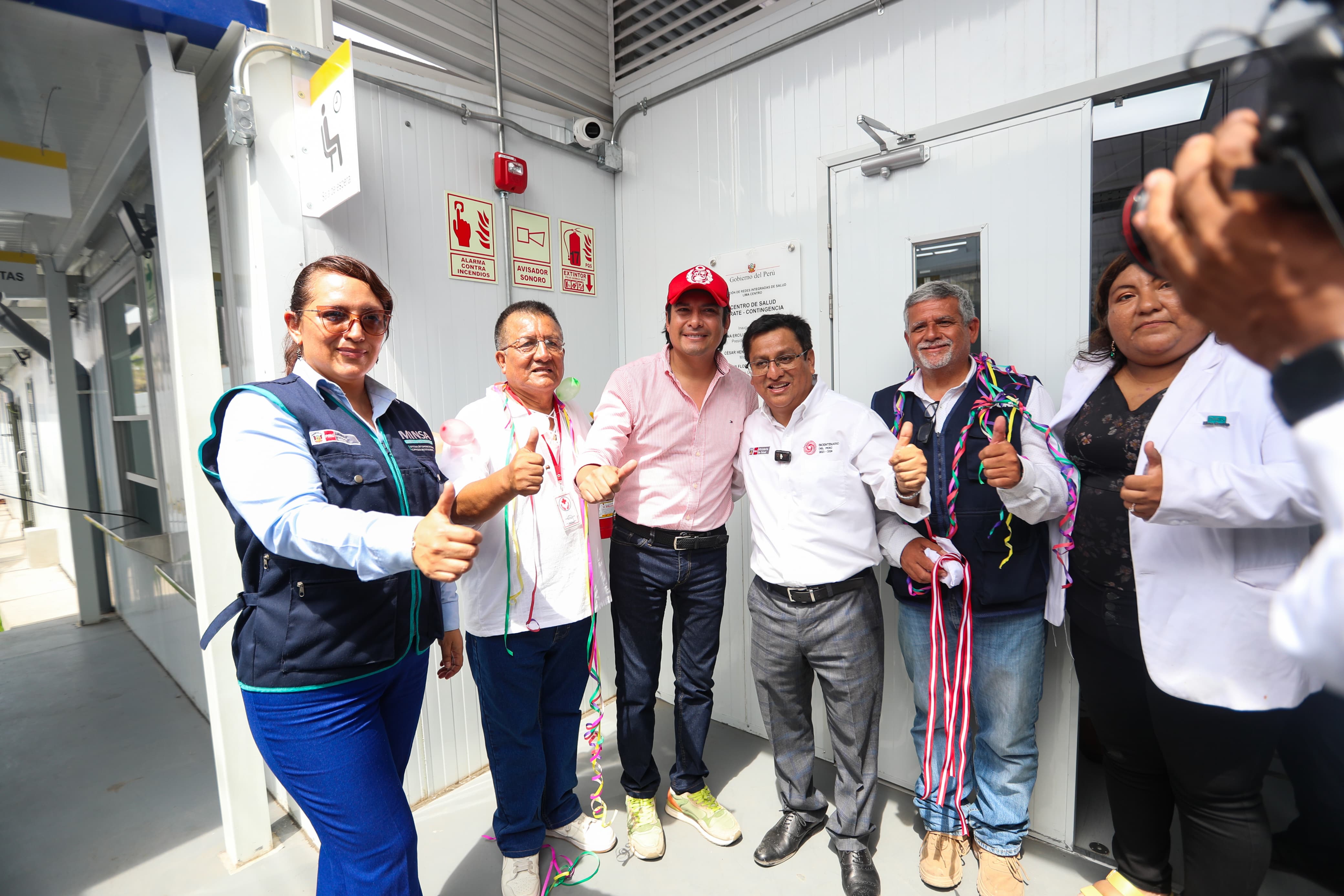 Inauguración del Centro de Salud Zárate - Contingencia.