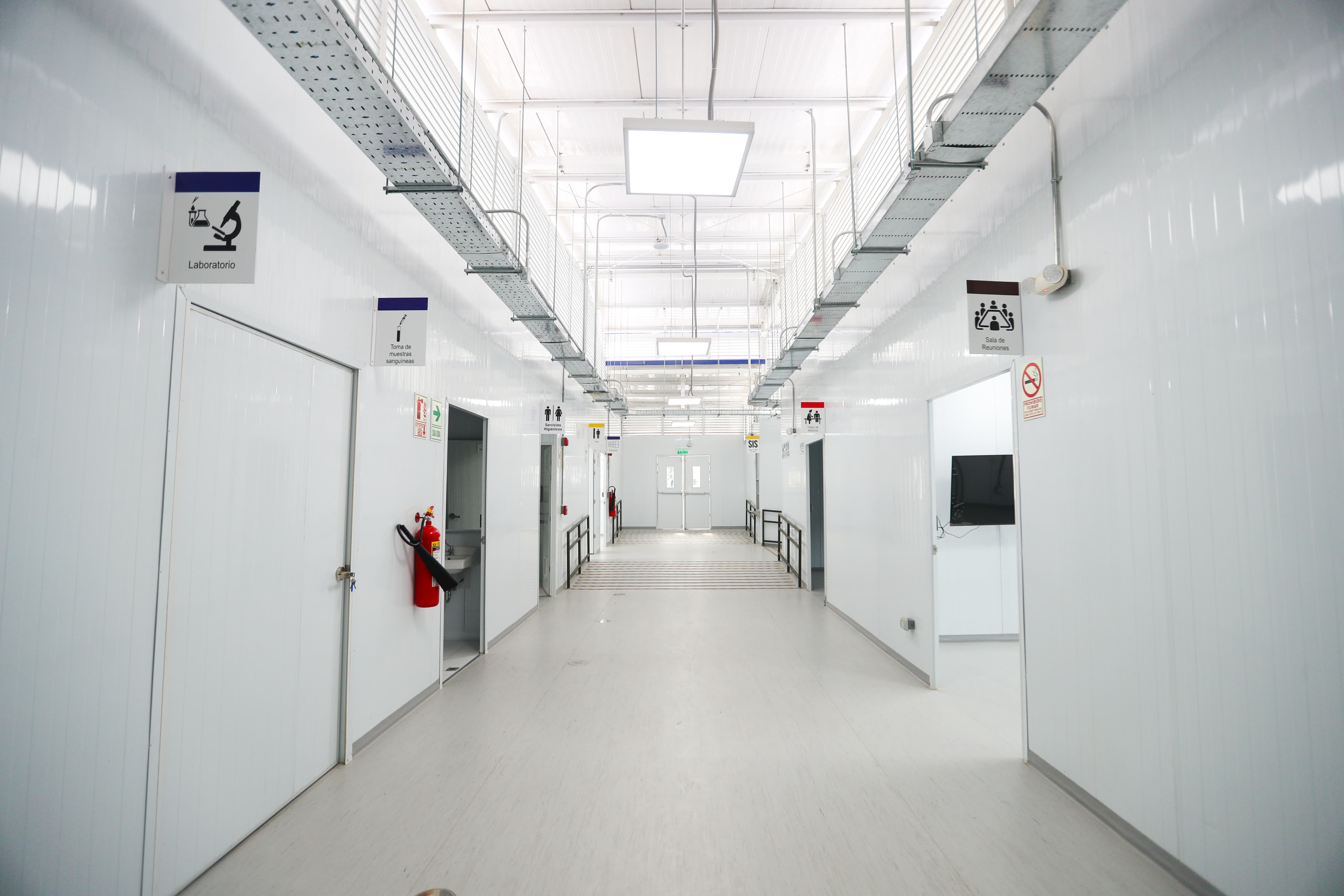 Instalaciones del Centro de Salud Zárate - Contingencia.