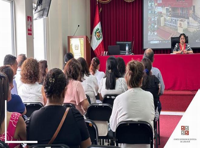 Corte Superior de Justicia de Lima Sur realizó exitosa jornada de inducción laboral para jueces