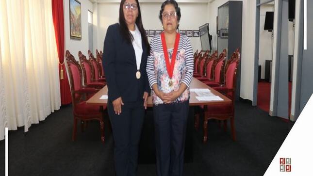 Presidenta de la Corte Superior de Justicia de Lima Sur juramentó a la Jueza Elizabeth Ramírez Barrientos