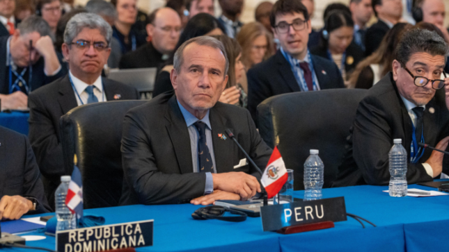 Canciller Schialer respalda elección de secretario general de la OEA y anuncia que propondrá acciones contra el "Tren de Aragua"