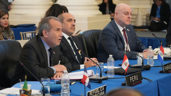 Canciller Schialer respalda elección de secretario general de la OEA y anuncia que propondrá acciones contra el "Tren de Aragua"