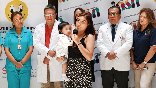 Médicos operarán de forma gratuita a 50 niños y adolescentes con labio leporino y paladar hendido en el INSN