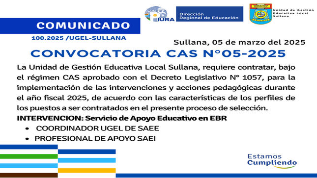 Comunicado N°100-2025