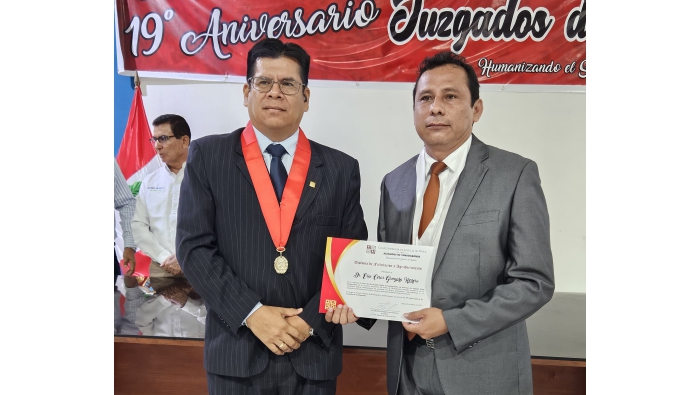 Integrantes de la sede judicial de Tambogrande conmemoran su 19° Aniversario de creación