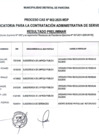 Vista preliminar de documento  Resultados Preliminares Proceso CAS Nº 002-2025