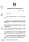 Vista preliminar de documento RM N° 00252-2025-DE (Autorizar el viaje al exterior, en misión de estudios, del Sr. J. YALE A. a ESPAÑA)