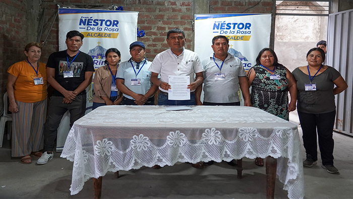 ¡ Tomando Juramento y Entrega de Credenciales a la Junta Directiva del AA.HH Vila San Cristóbal !