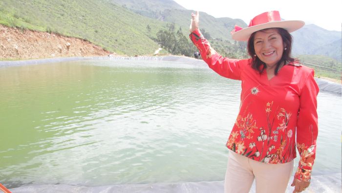 Microreservorios con geomembrana garantizan el acceso sostenible al agua en Sangallaya