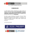 Vista preliminar de documento Comunicado SDO Nº 003-2025 - Rechazo de ofertas