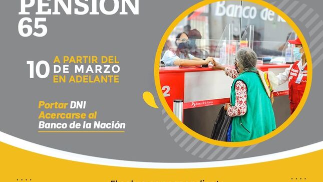 Cobro del programa social Pensión 65