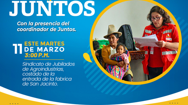 Reunión de urgencia del programa Juntos 