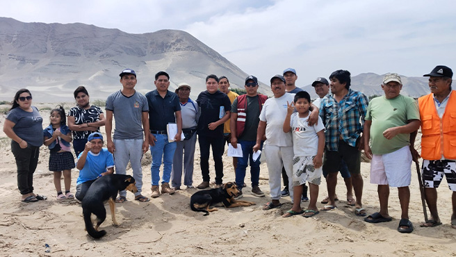 Municipalidad continua con el saneamiento físico legal del centro poblado Gramadal y Ampanú