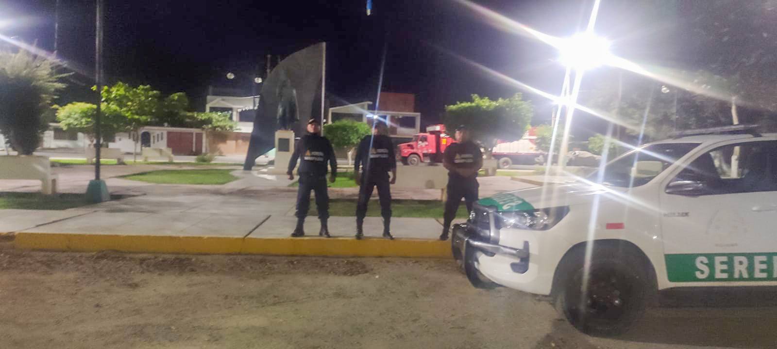 Patrullaje preventivo en el C.P. Nepeña