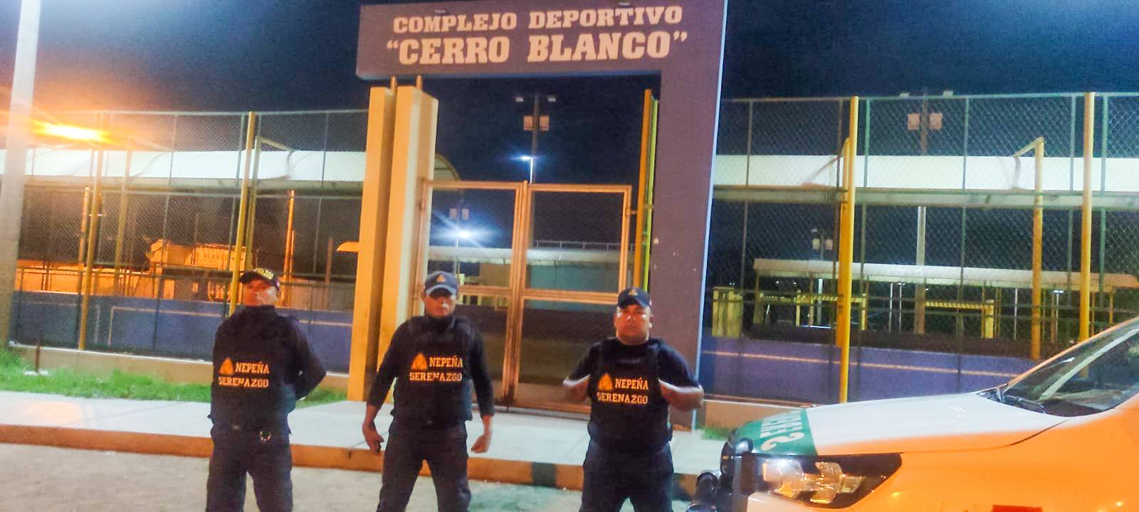 Patrullaje preventivo en el C.P. Cerro Blanco