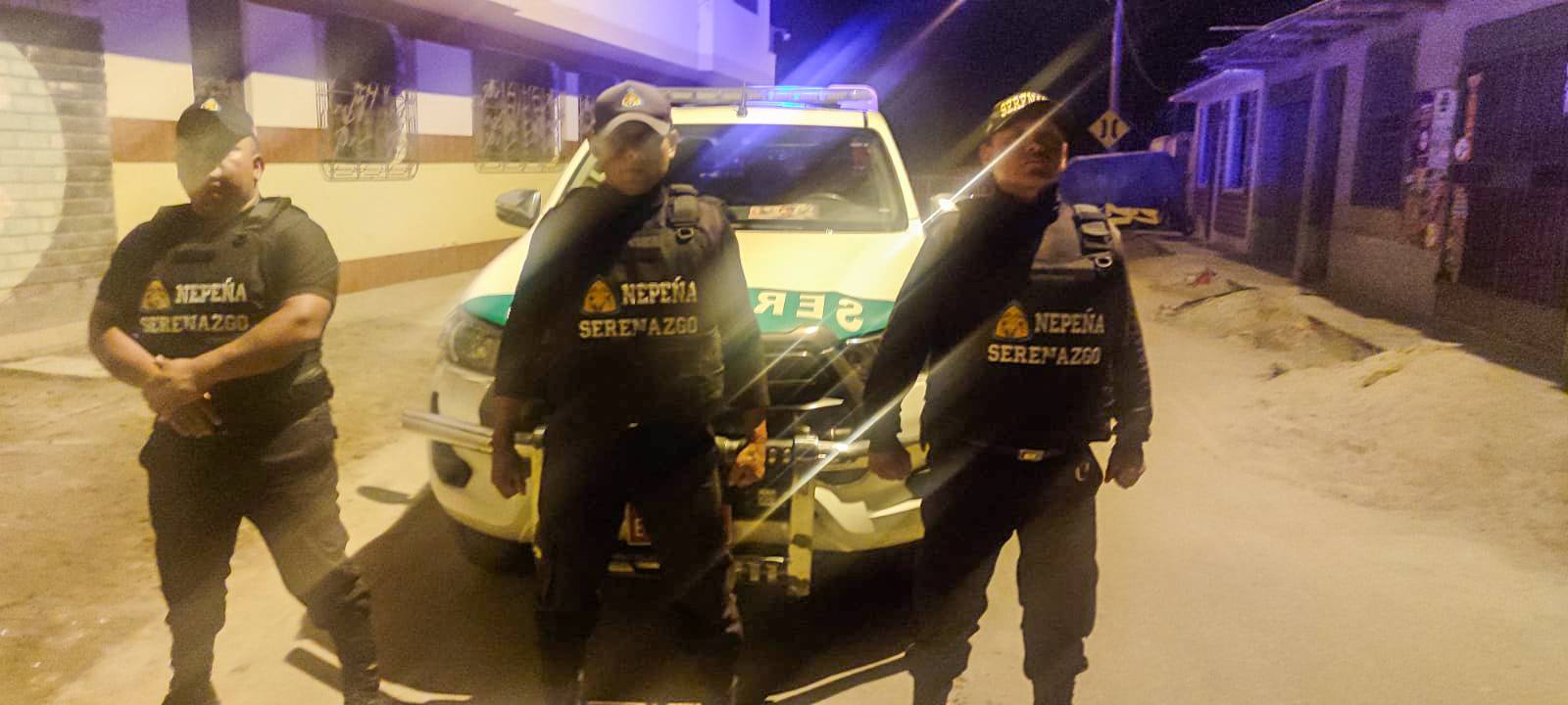 Patrullaje preventivo en el C.P. La Grama