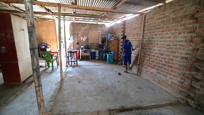 Vivienda afectada