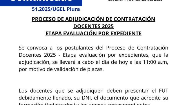 comunicado