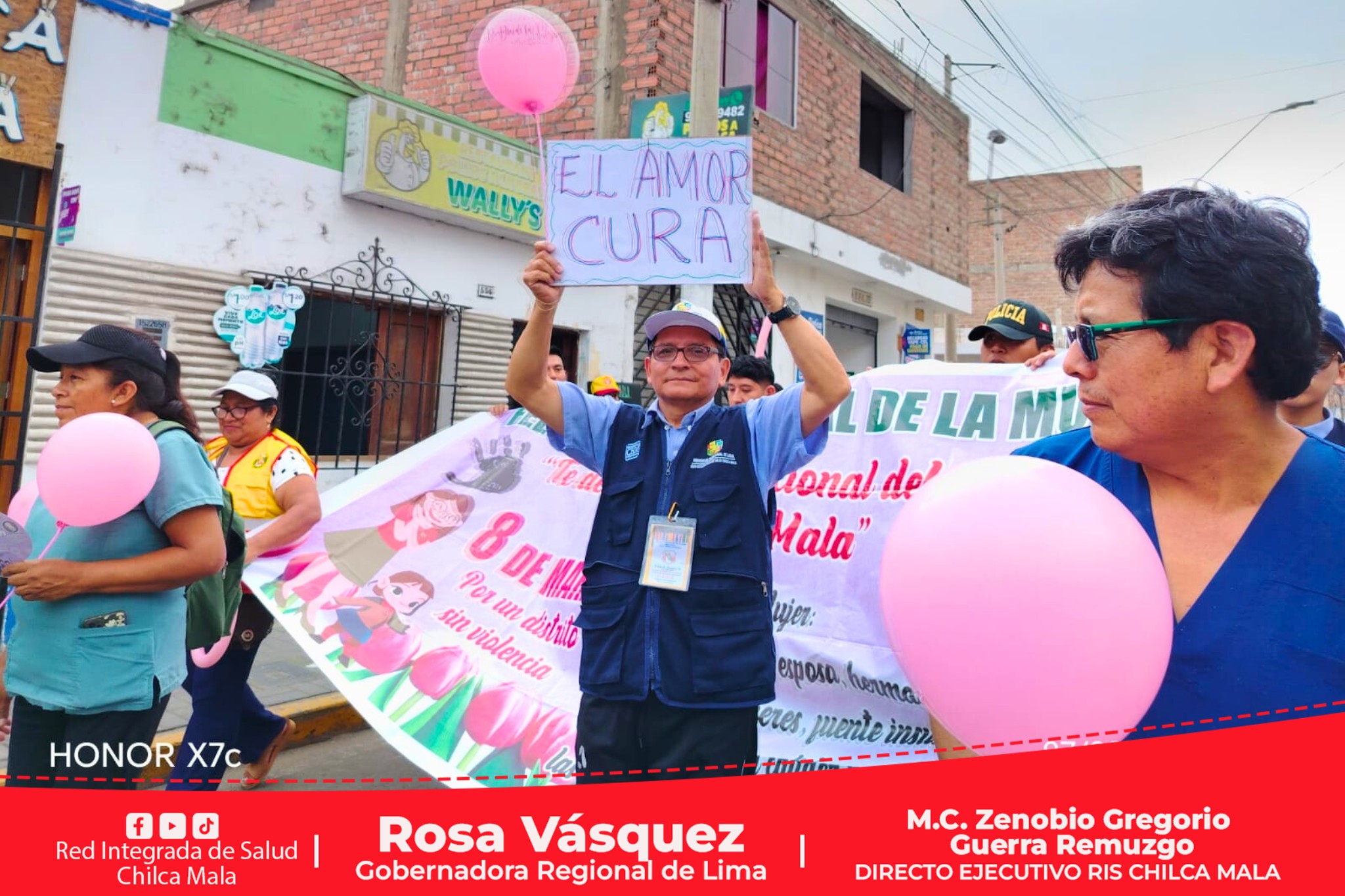 RIS Chilca Mala realiza pasacalle por el “Día Internacional de la Mujer “