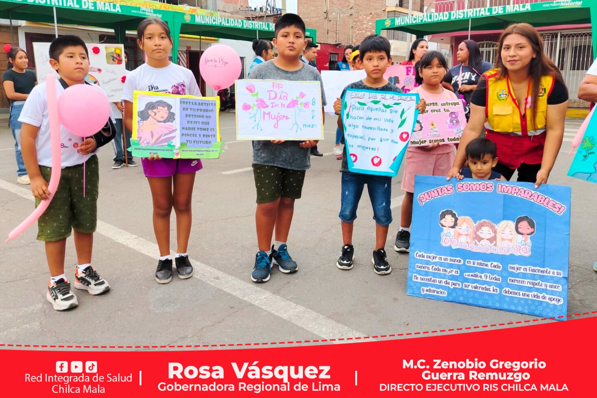 RIS Chilca Mala realiza pasacalle por el “Día Internacional de la Mujer “