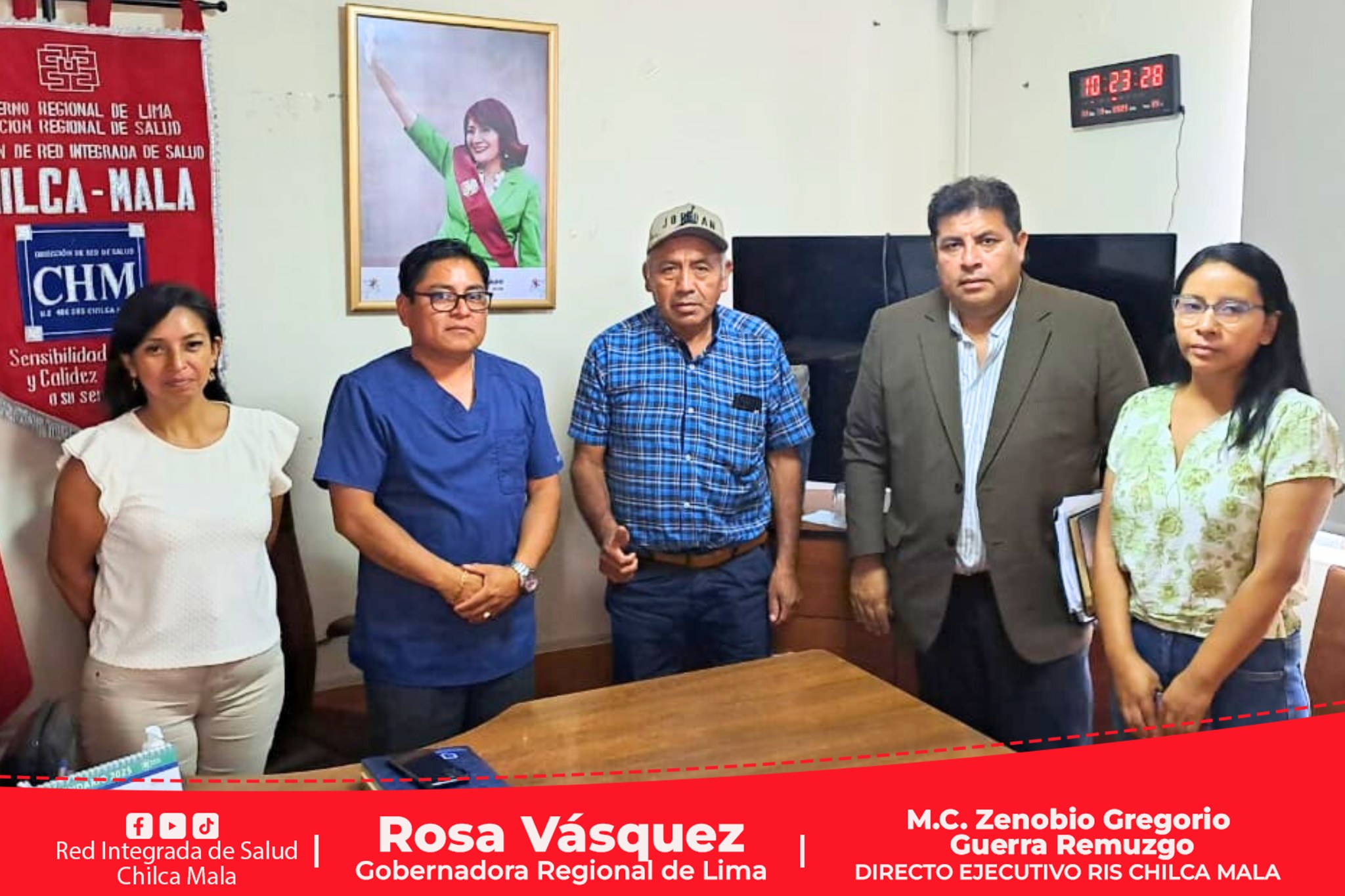 Director Ejecutivo de la RIS Chilca Mala sostiene reunión con el alcalde de la municipalidad distrital de San Joaquín