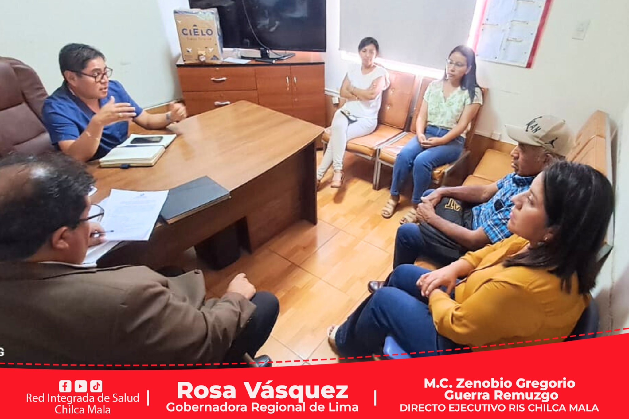 Director Ejecutivo de la RIS Chilca Mala sostiene reunión con el alcalde de la municipalidad distrital de San Joaquín