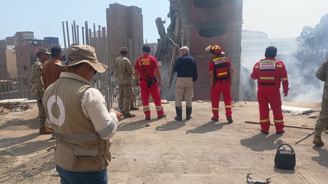 OEFA en la zona del incendio