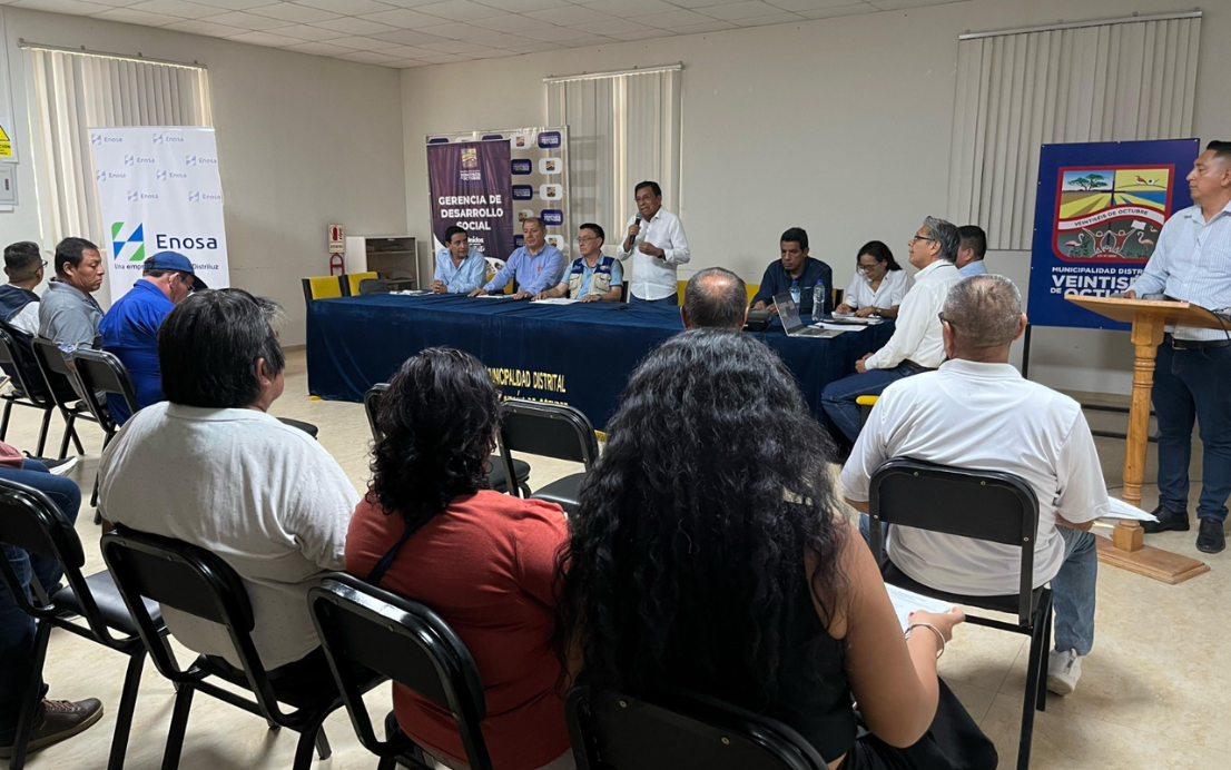 ENOSA acerca sus servicios a la comunidad con charla orientadora de seguridad eléctrica