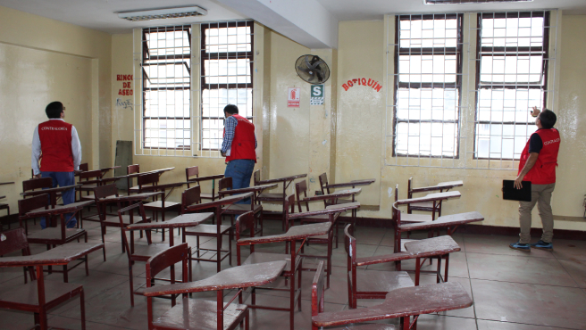 La Libertad. – Como producto de la visita a una muestra de 69 instituciones educativas (II.EE.) de la región, la Contraloría General de la República informó los resultados del Operativo Educación 2025 que advirtió, principalmente, una serie de deficiencias en infraestructura escolar que pondrían en riesgo la salud e integridad de la población estudiantil de inicial, primaria y secundaria.
