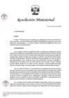 Vista preliminar de documento RM N° 00255-2025-DE (Autorizar el ingreso al territorio de la República de uno  (01) efectivo militar de Argentina sin armas de guerra)