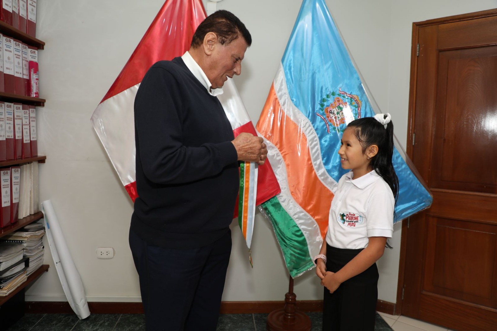 Angela Luciana Chingay Alvarado fue “Gobernadora por un Día”.