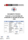 Vista preliminar de documento Plan de Trabajo de la Plataforma de Atención al Usuario en Salud – 2025 del Hospital de Lima Este – Vitarte