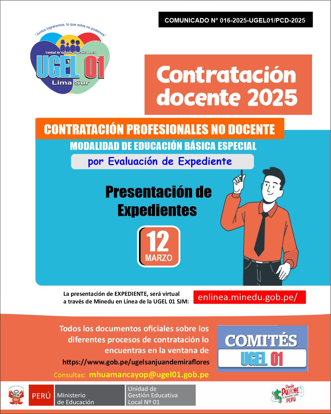 Contratación Docente Contratación profesionales no docentes EBE