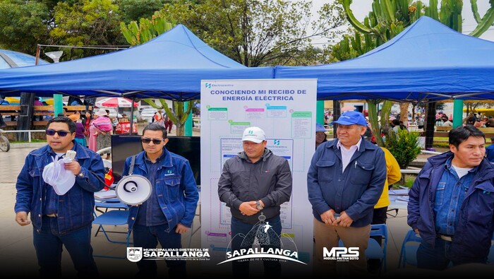 Electrocentro y la Municipalidad de Sapallanga unidos por el desarrollo eléctrico