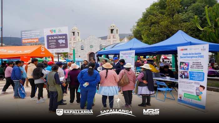 Electrocentro y la Municipalidad de Sapallanga unidos por el desarrollo eléctrico