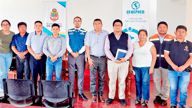 Cinco municipalidades distritales de Lambayeque aprobaron su PAA con apoyo del Cenepred
