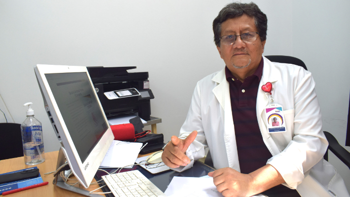 El Dr. Carlos Álvarez Murillo, jefe del Servicio de Cardiología del Instituto Nacional de Salud del Niño (INSN), señaló que al año realizan más de 5 mil atenciones.