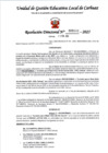 Vista preliminar de documento RD 141-2025 - RECONFORMAR COMISION BUEN INICIO AÑO ESCOLAR 2025