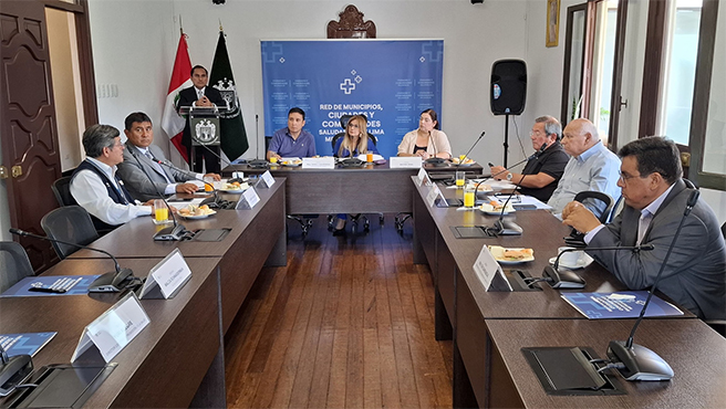 ¡ Reunión como Miembro la Junta Directiva de la Red de Municipios en la Elaboración de Programas que Beneficien en la Salud de la Població !