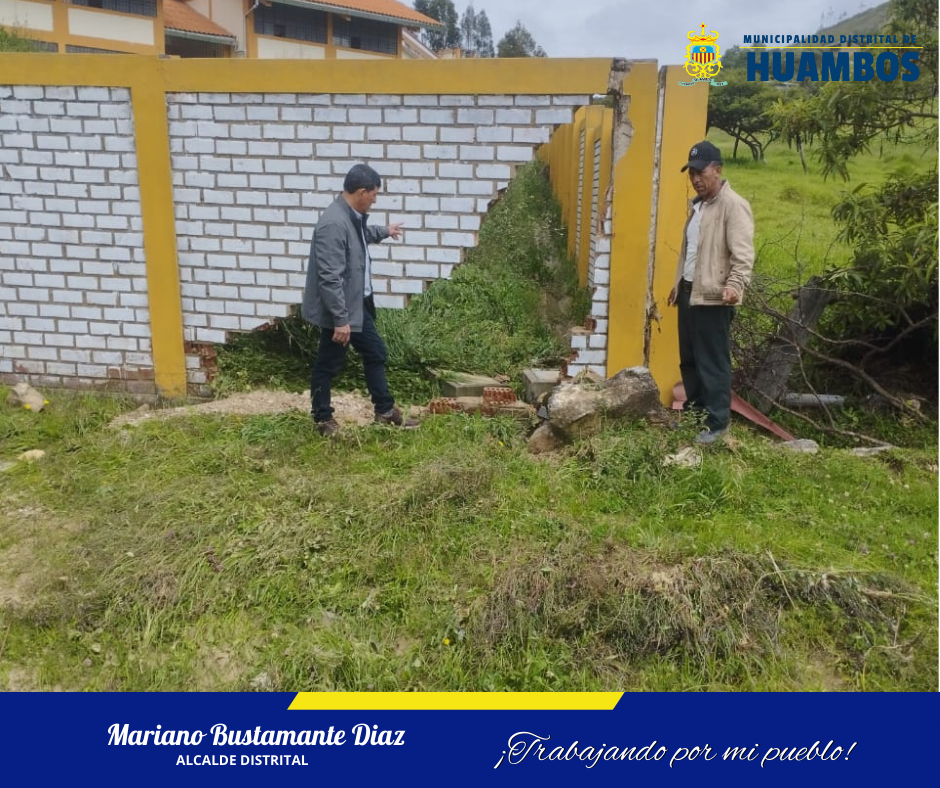 Imagen del muro que ha colapsado