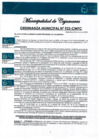 Vista preliminar de documento ORDENANZA MUNICIPAL N° 923-CMPC