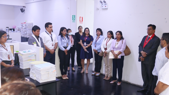 Inician visitas administrativas a órganos jurisdiccionales de la Corte Superior de Justicia de Piura