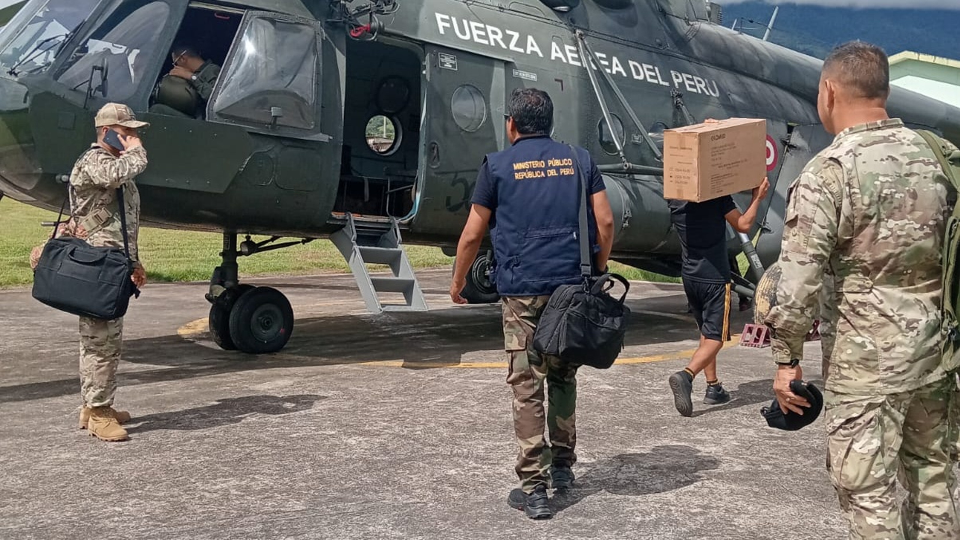 Acción articulada entre Fiscalía y Fuerzas Armadas permite incautar un arsenal de guerra en el Vraem.