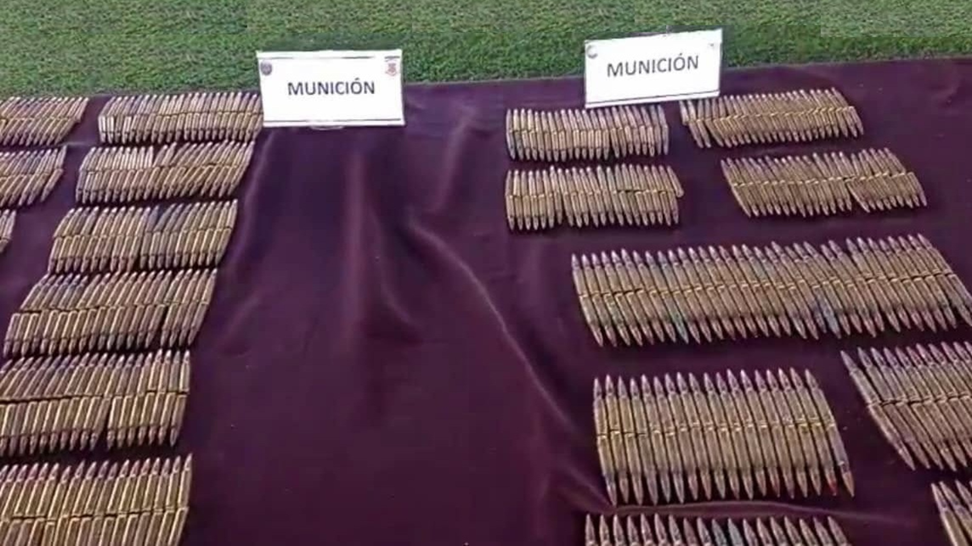 Acción articulada entre Fiscalía y Fuerzas Armadas permite incautar un arsenal de guerra en el Vraem.