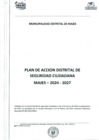 Vista preliminar de documento Plan de Accion Distrital de Seguridad Ciudadana de Majes 2024-2027